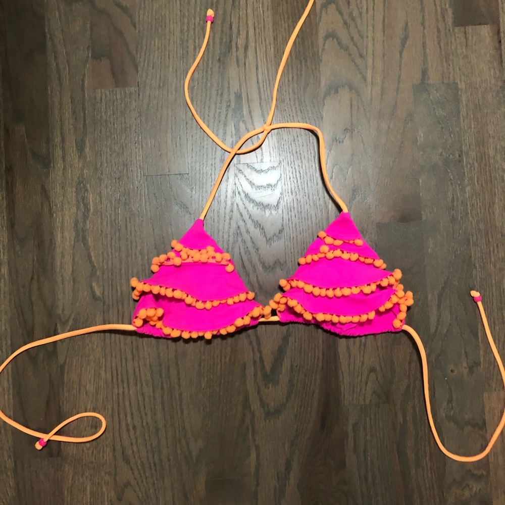 Victoria’s Secret Pink Bikini Top With Tassels